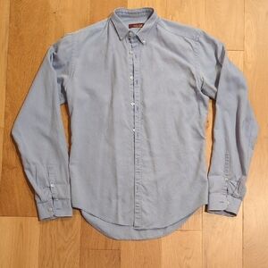 Zara Light Blue Casual Button-Down Shirt